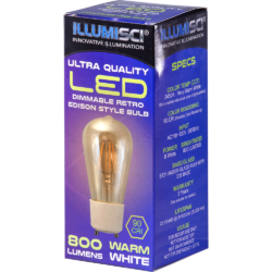 Illumisci ST21 Edison LED Filament Light Bulbs ST21 – GU24