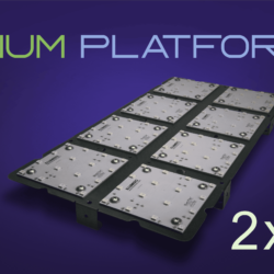 UNUM Platform 2x4 LED Module Sheet with IllumiTiles